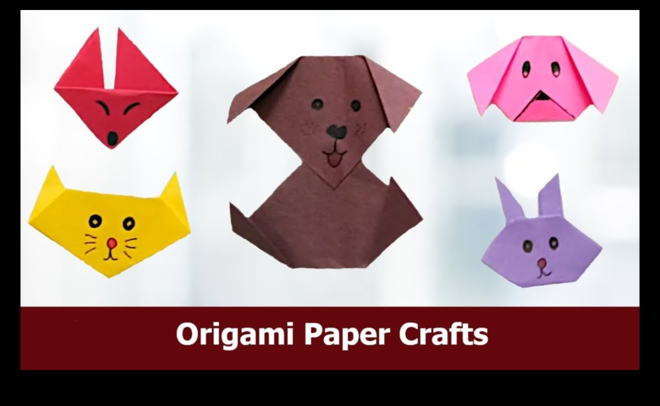 Kağıt El Sanatları Origami Hayvanların Tuhaflığı: Keyifli Yaratıklar Yaratmak