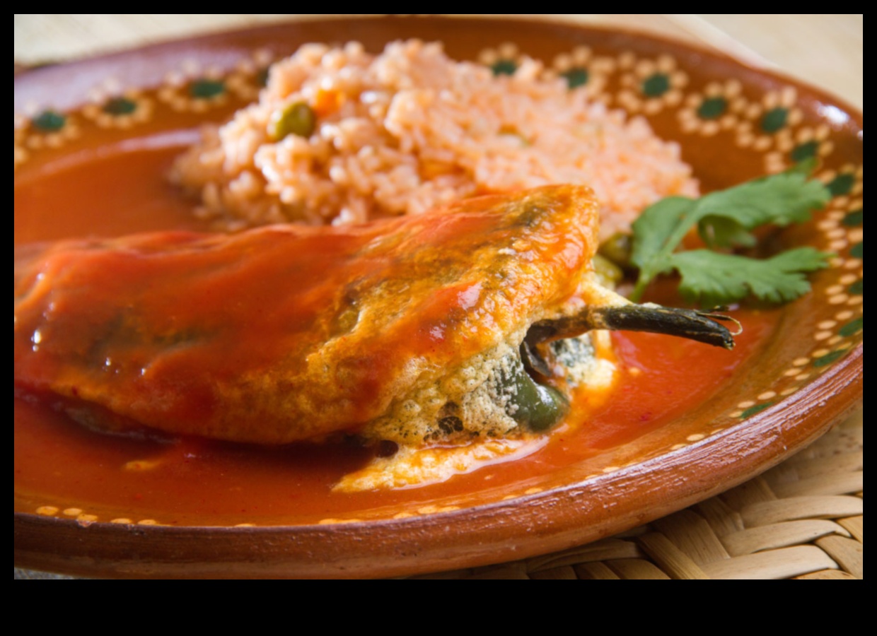 Chile Relleno Açıklamaları: Meksika Dolması Biberlerinin Serbest Bırakılması